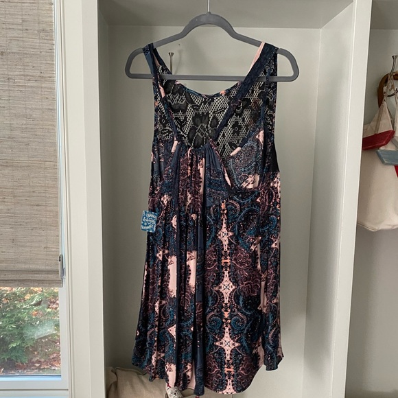 Free People Count Me In Trapeze Mini Dress - Picture 3 of 6